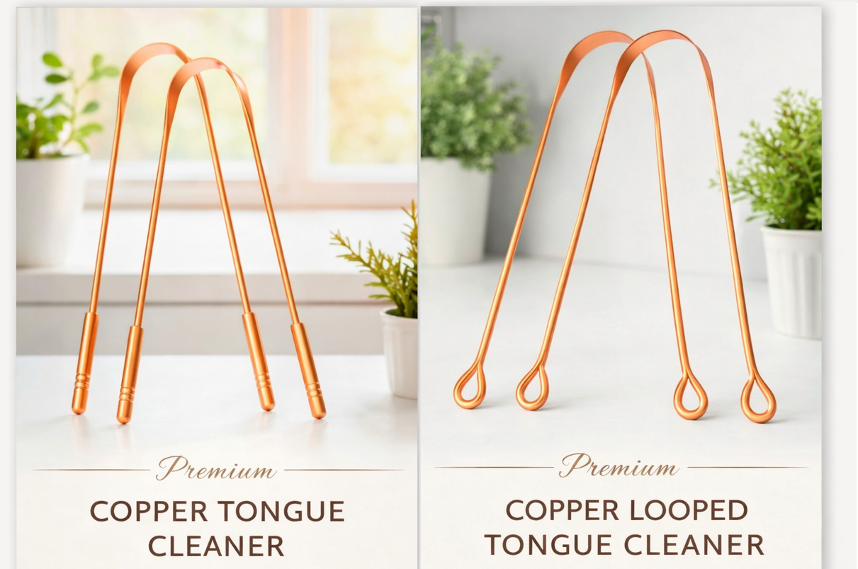 Copper Tongue Cleaner