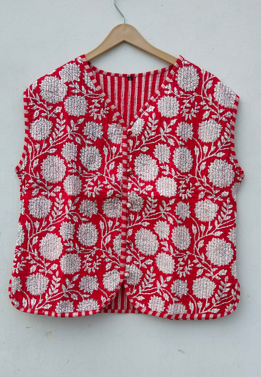 Handmade Cotton Jacket Bohemian Quilted Coat