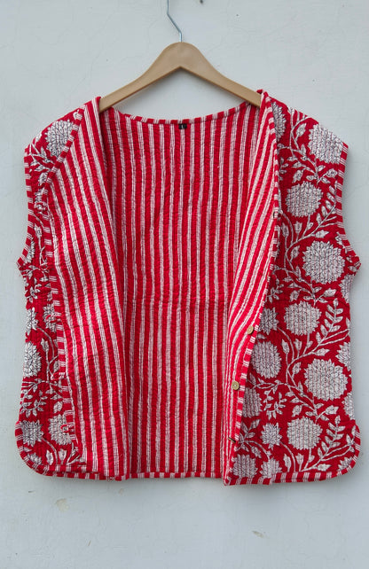 Handmade Cotton Jacket Bohemian Quilted Coat