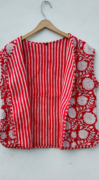 Handmade Cotton Jacket Bohemian Quilted Coat