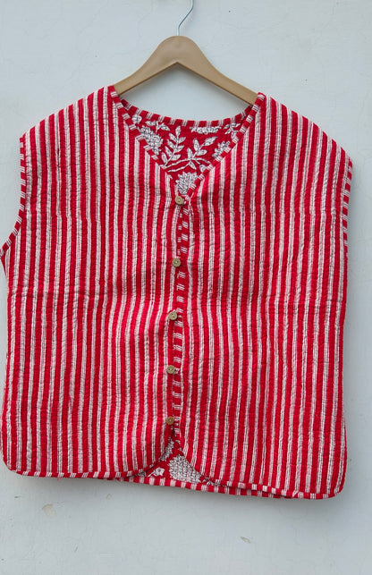 Handmade Cotton Jacket Bohemian Quilted Coat