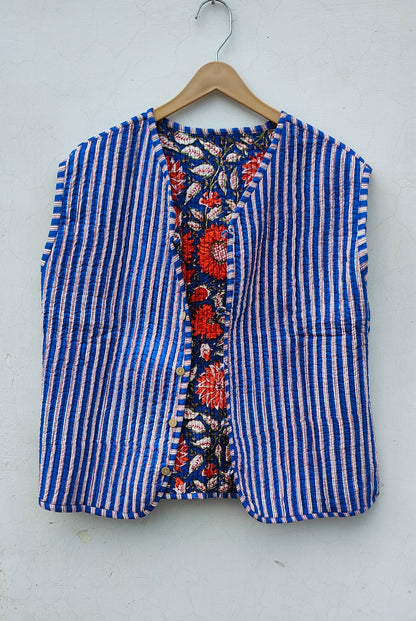 Cotton Quilted Jacket Handmade Boho Style