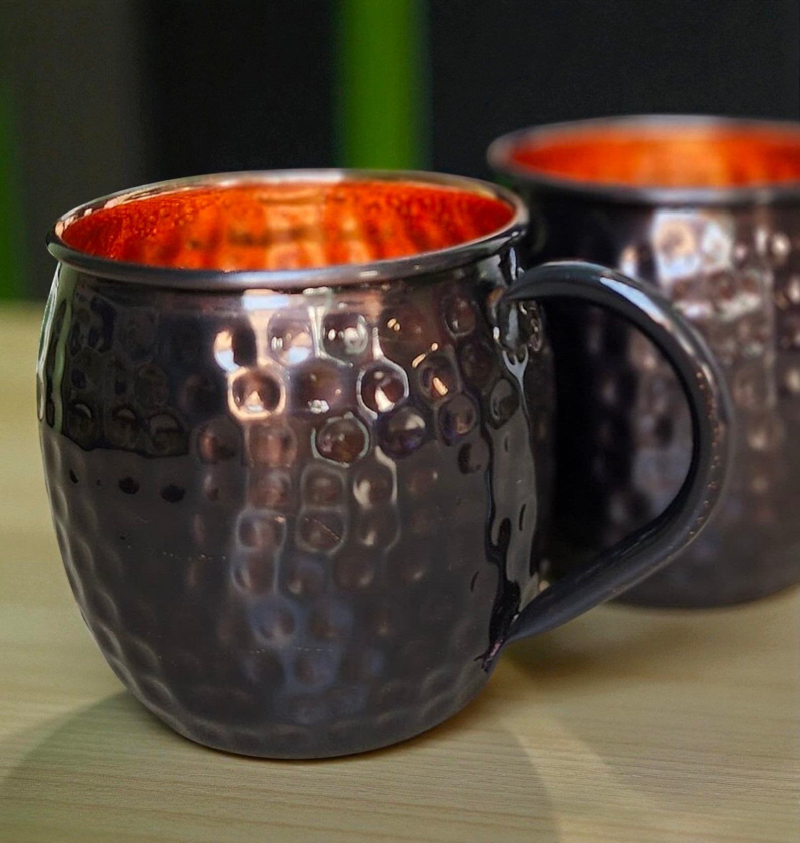 Copper Drinking Mug | Ayurvedic Water Cup | Handmade Copper Wellness Tumbler Pack Of 1 Pc