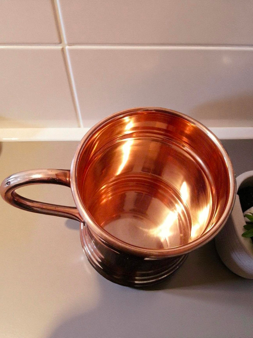 Copper Mug for Water | Handmade Ayurvedic Cup | Wellness Drinkware Gift for Home or Office Pack Of 1 Pc