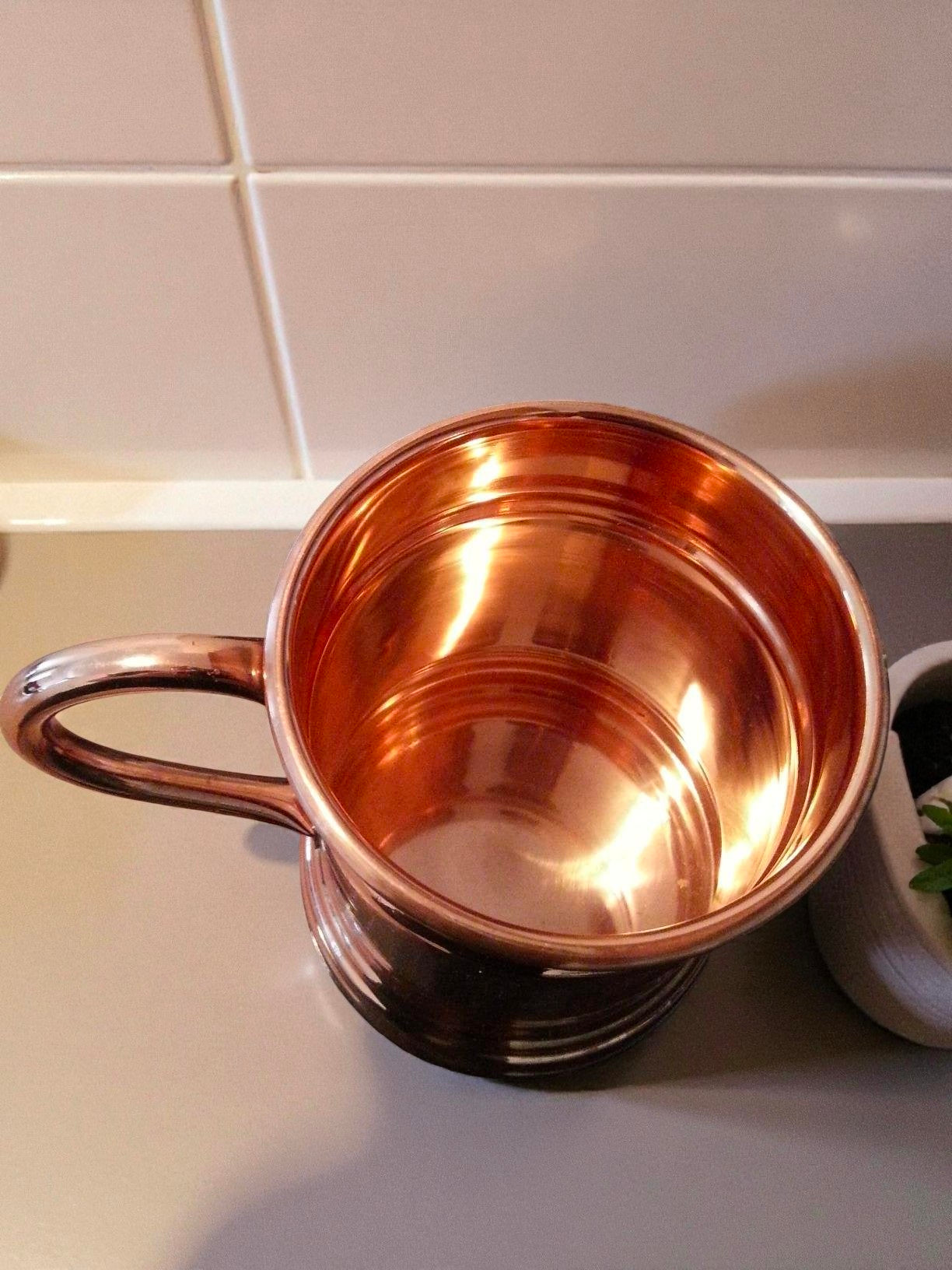 Copper Mug for Water | Handmade Ayurvedic Cup | Wellness Drinkware Gift for Home or Office Pack Of 1 Pc