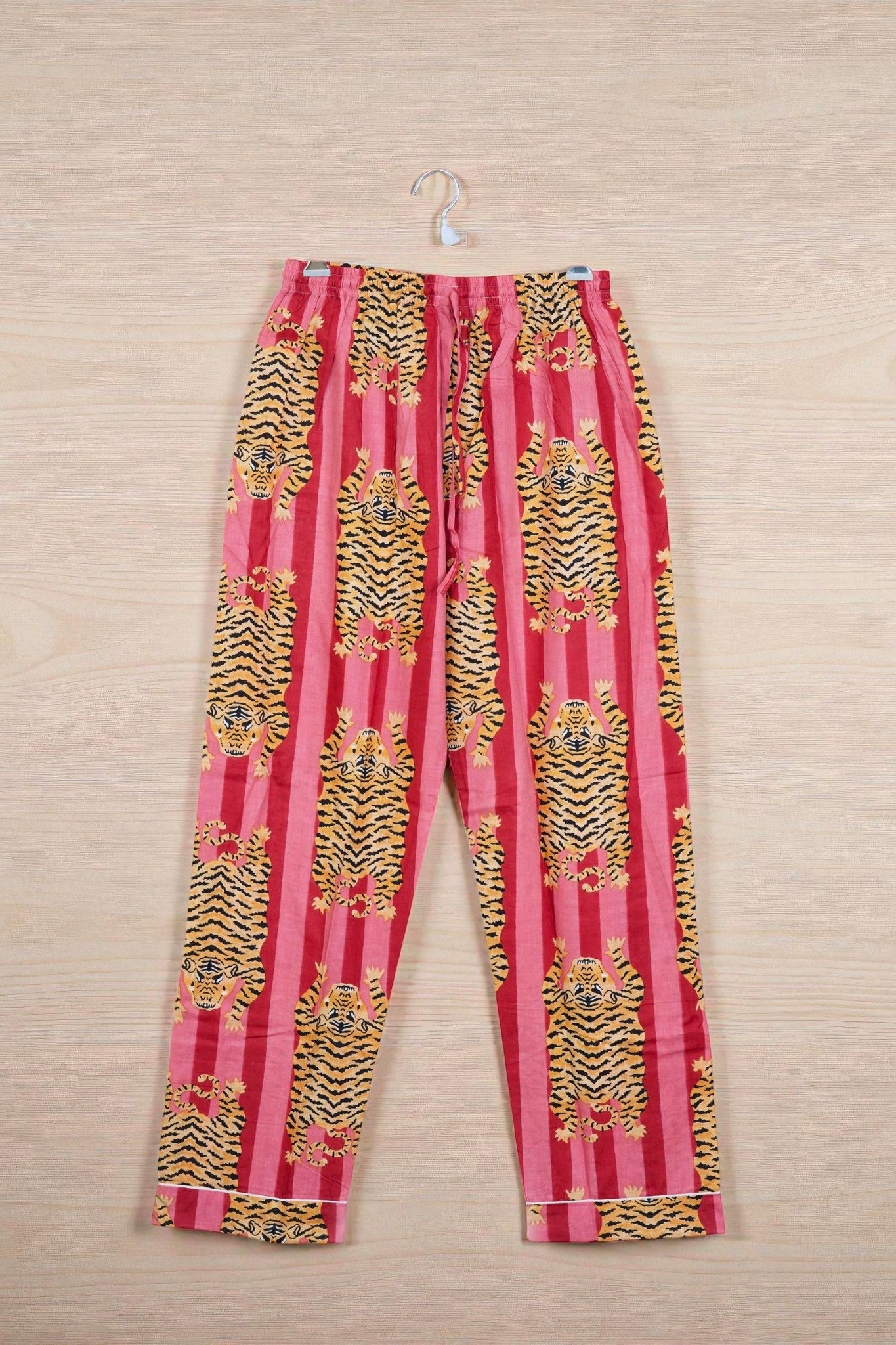 Hand Printed Cotton Pajama Set for Women | Soft Sleepwear Set