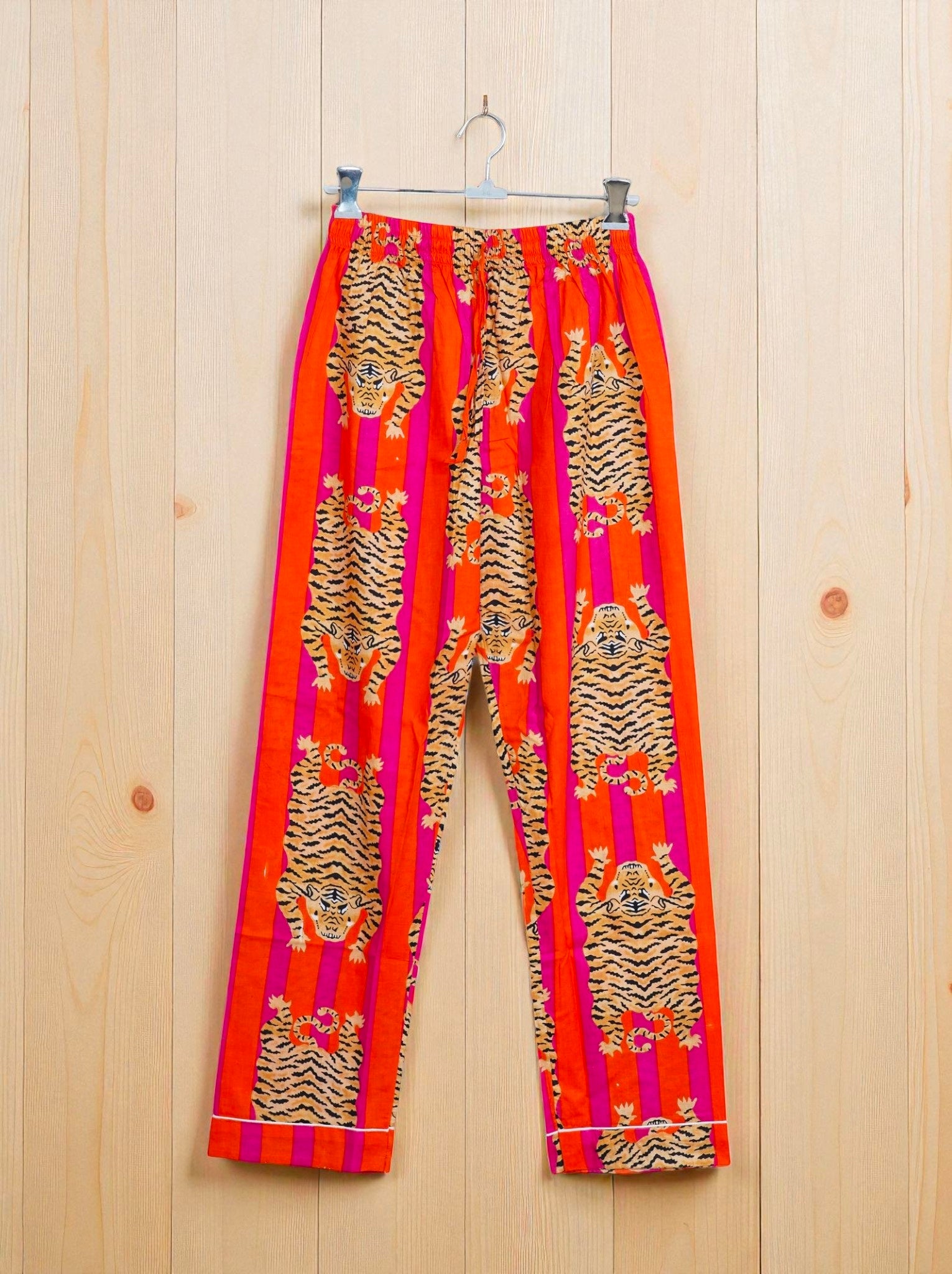 Hand Printed Cotton Pajama Set for Women | Soft Sleepwear | Loungewear Gift 4 Pcs Set