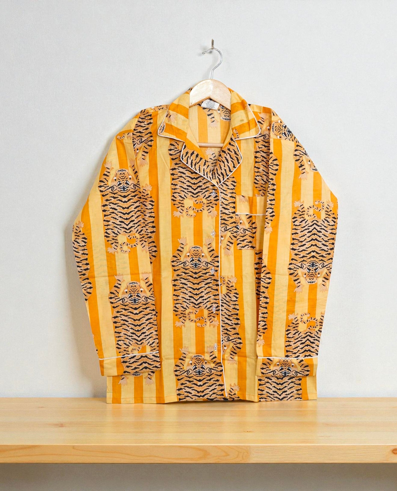 Block Printed Cotton Pajama Set | Handmade Women Nightwear | Summer Sleep 4 Pcs Set