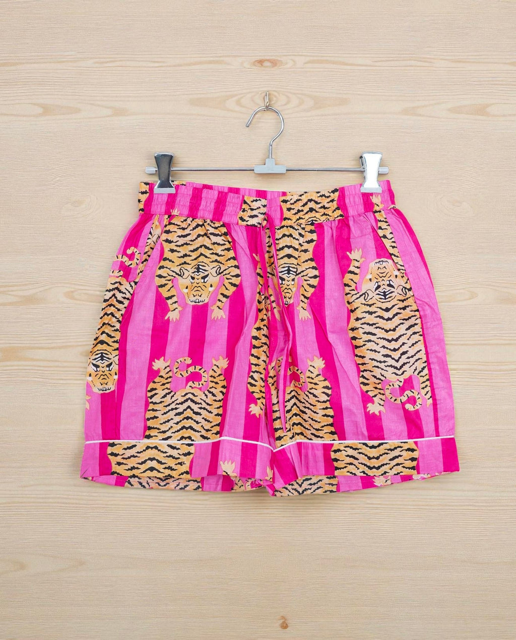 100% Cotton Hand Printed Pajama Set | Comfortable Nightwear for Women 4 Pcs Set