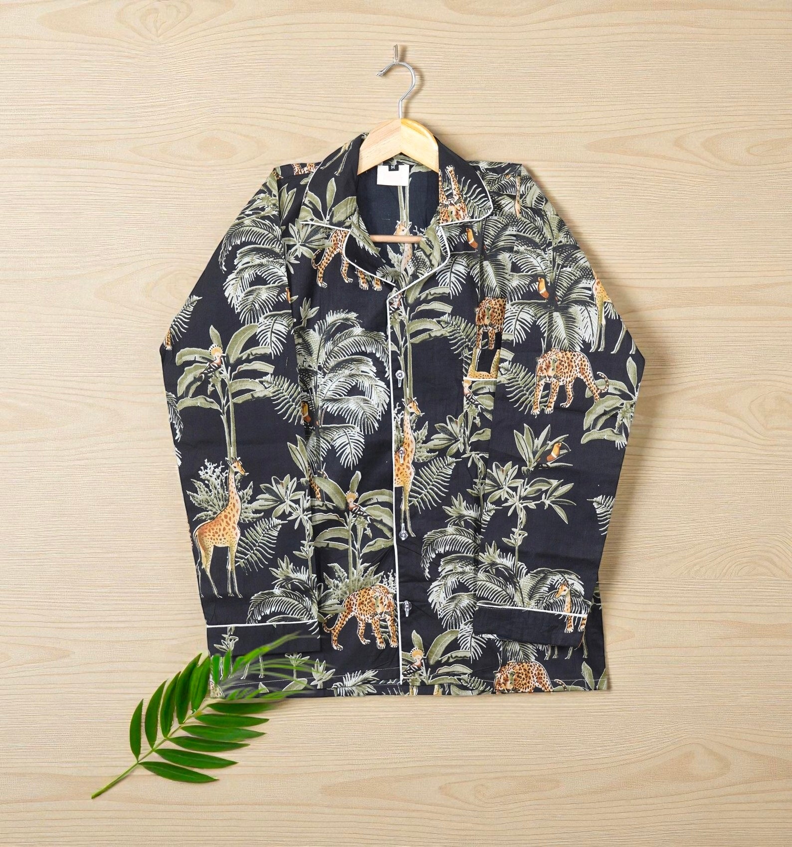 Hand Block Print Cotton Pajama Set | Women Lounge Wear | Eco Friendly Sleepwear 4 Pcs Set