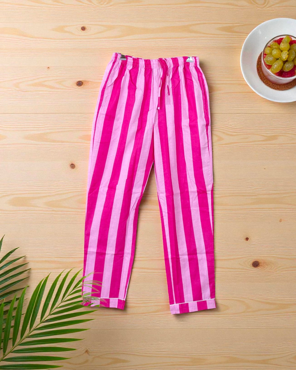 Cotton Printed Pajama Set | Handcrafted Women Sleep Set | Summer Nightwear 4 Pcs Set