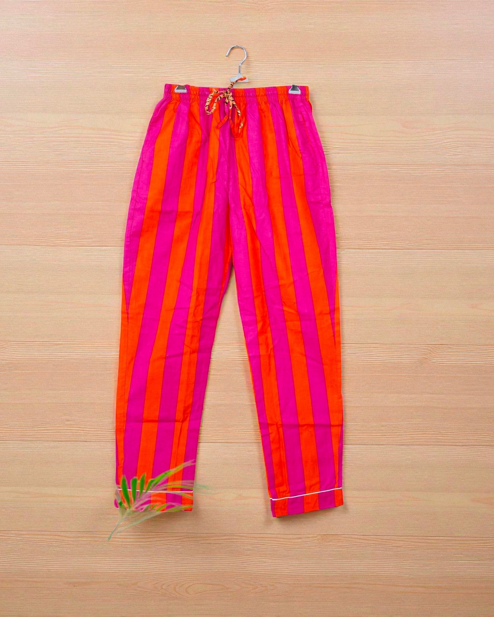 Hand Printed Cotton Sleep Set | Lightweight Pajama Set for Women | Relax Fit 4 Pcs Set