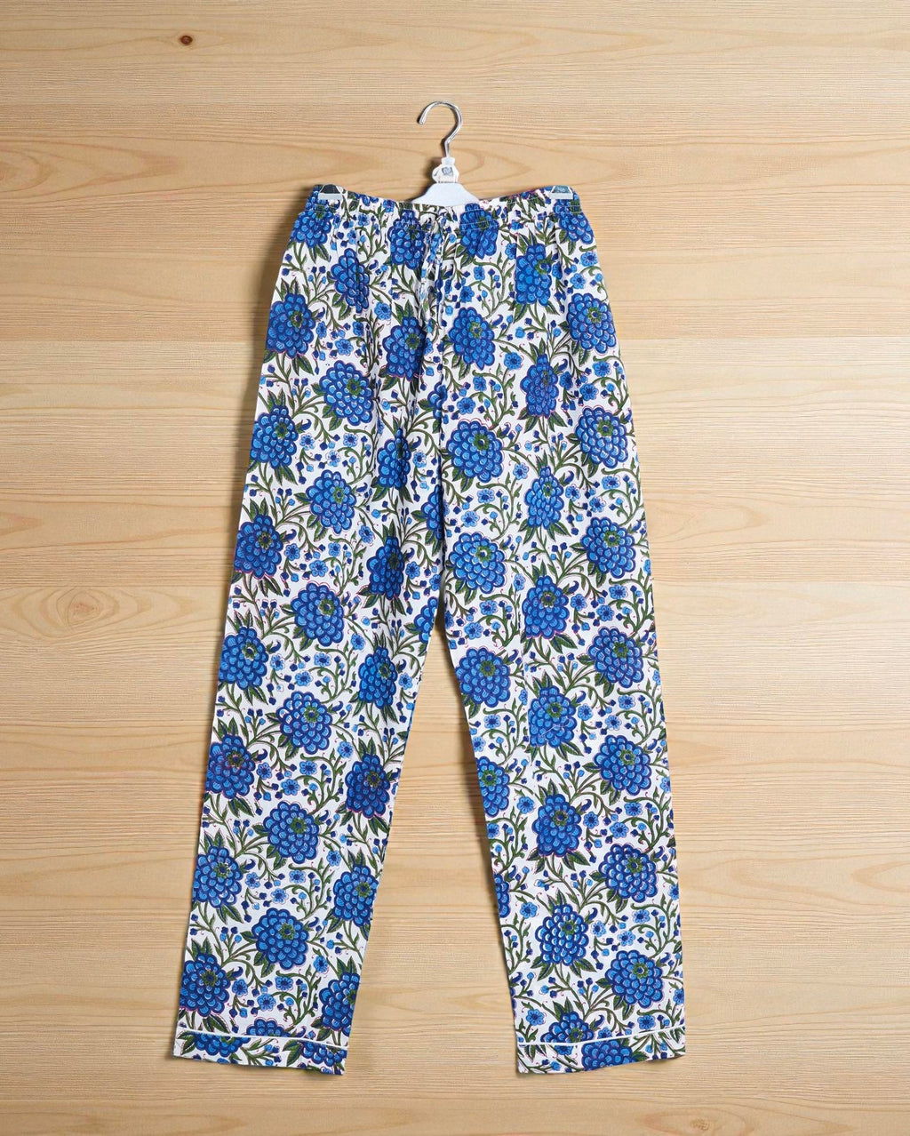 Indian Hand Printed Pajama Set | Soft Cotton Nightwear | Gift for Her 4 Pcs Set