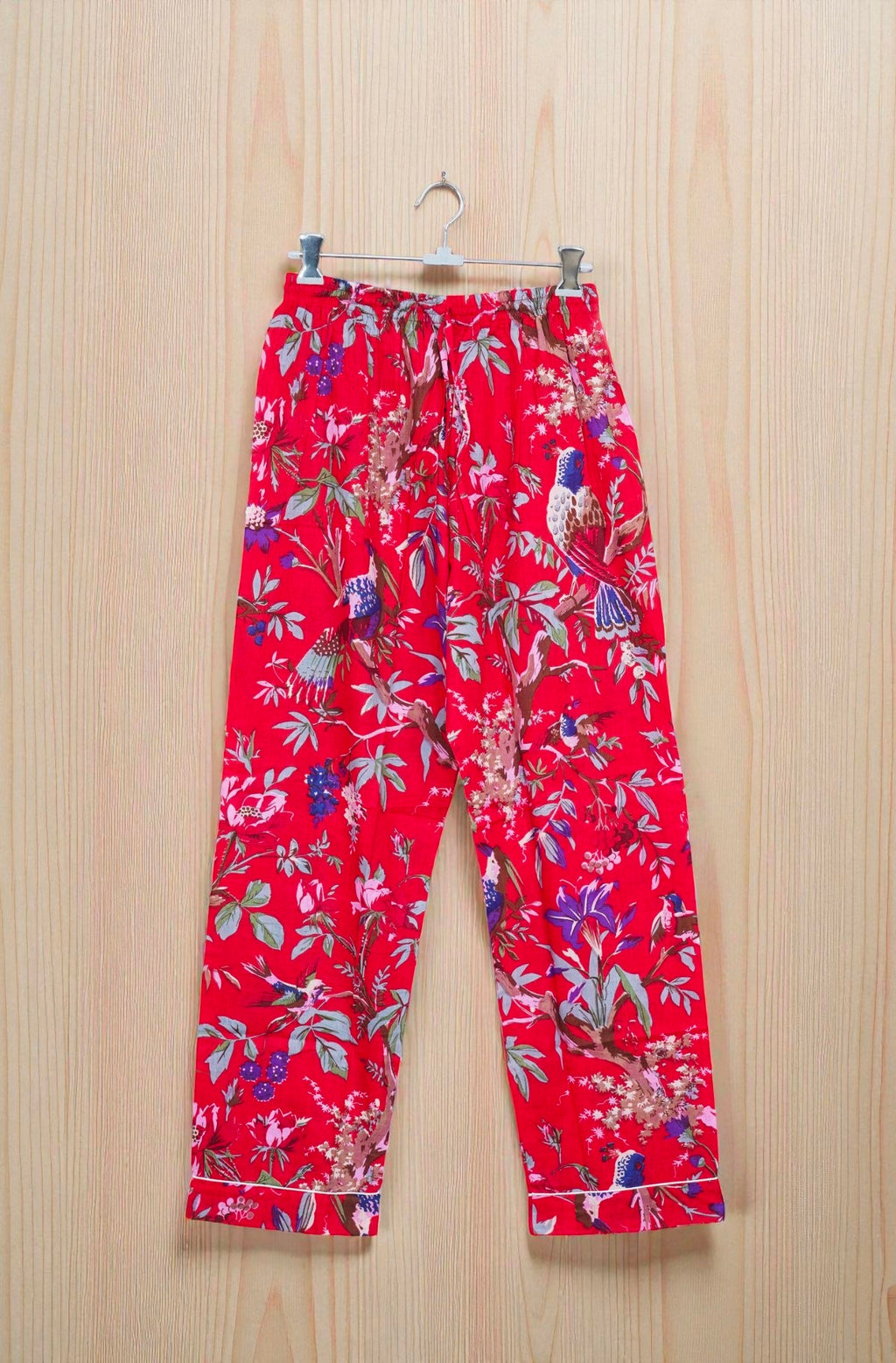 Organic Cotton Hand Printed Pajama Set | Women’s Loungewear | Sustainable Gift 4 Pcs Set