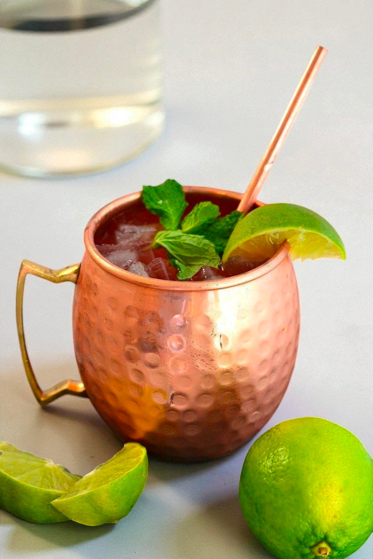 Handcrafted Pure Copper Straw Set | Sustainable & Reusable Drinkware Gift