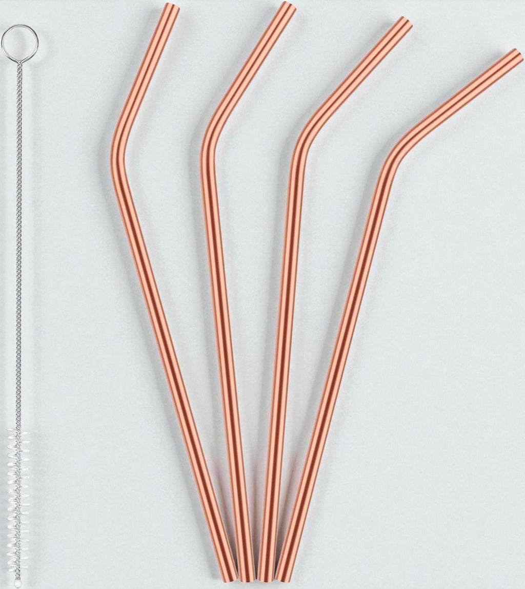 Pure Copper Straw | Perfect for Water, Juices & Smoothies