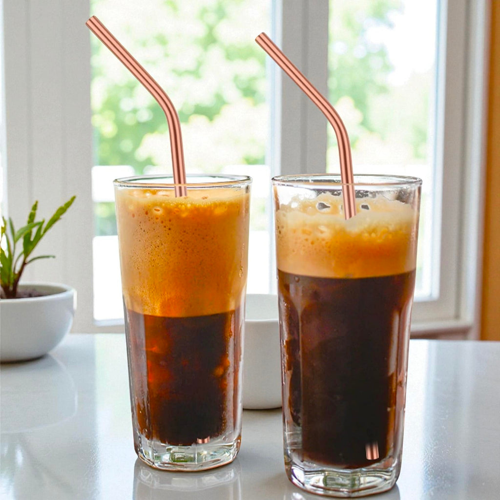 Premium Pure Copper Straw | Perfect for Water, Juices & Smoothies