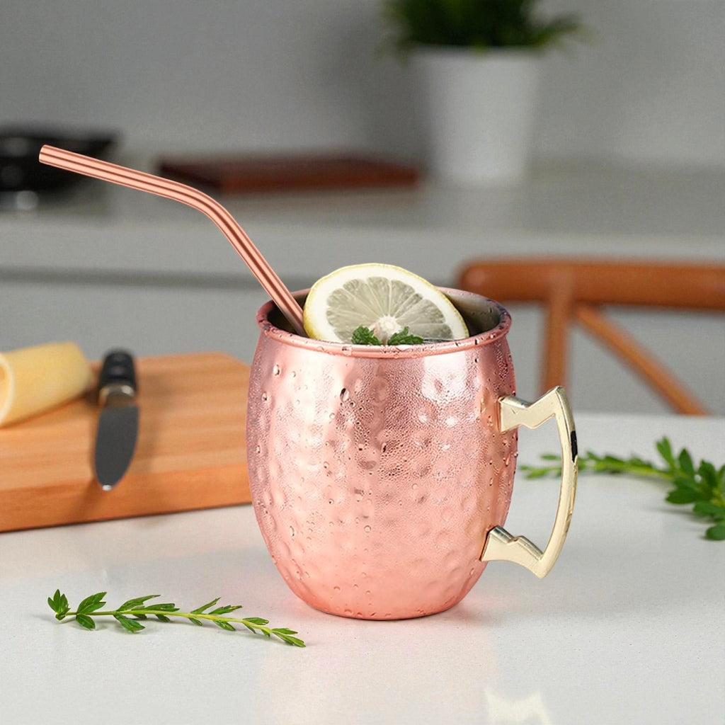 Premium Pure Copper Straw | Perfect for Water, Juices & Smoothies