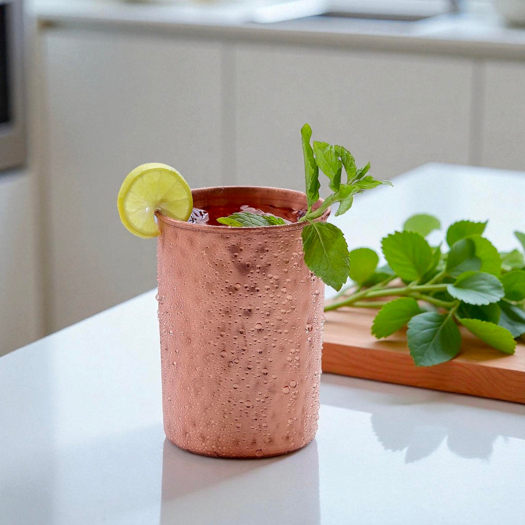 Ayurvedic Copper Glass Set | Healthy Drinking Copper Tumblers Pack Of 1 Pc