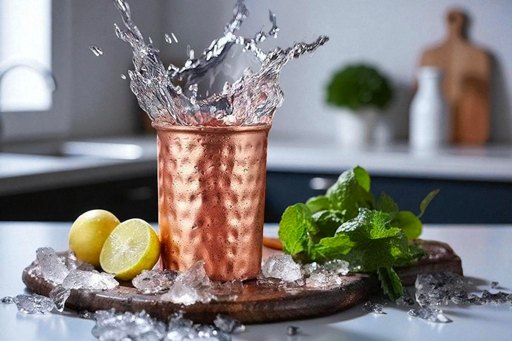 Ayurvedic Copper Glass Set | Healthy Drinking Copper Tumblers Pack Of 1 Pc