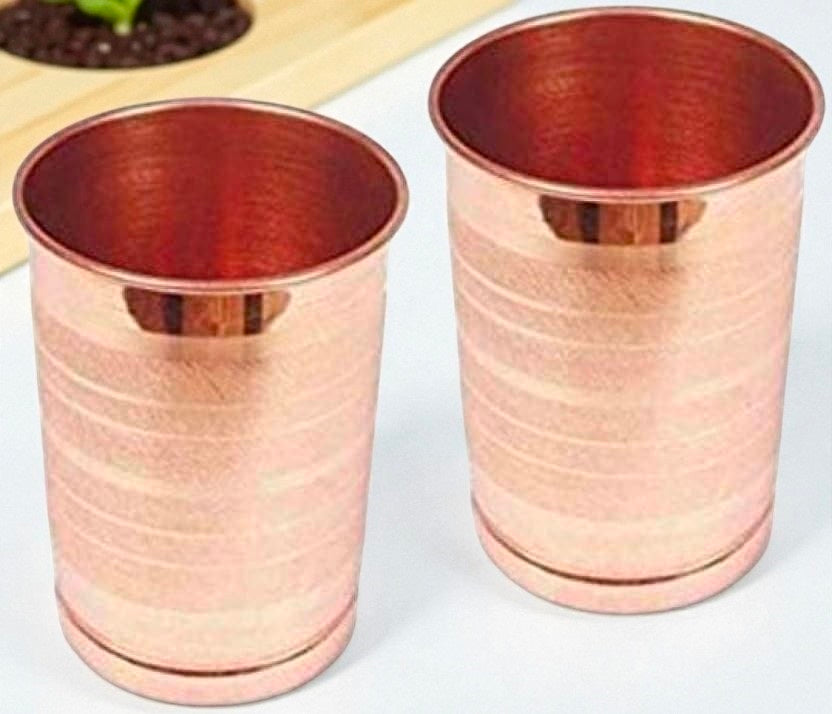 Copper Glass for Drinking Water | Pure Copper Ayurvedic Vessel Pack Of 1 Pc