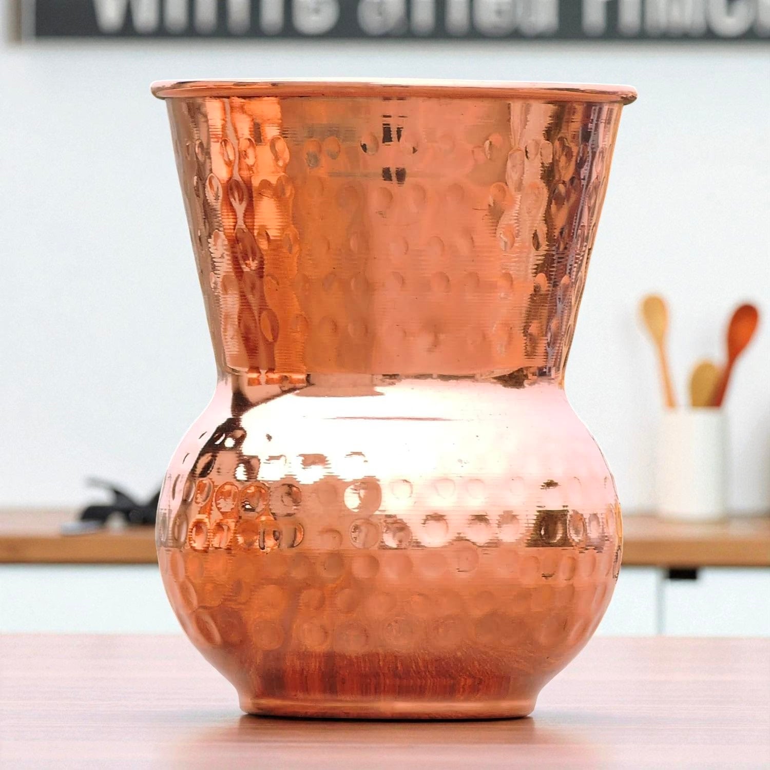 Traditional Copper Drinking Glass | Ayurvedic Wellness Drinkware
