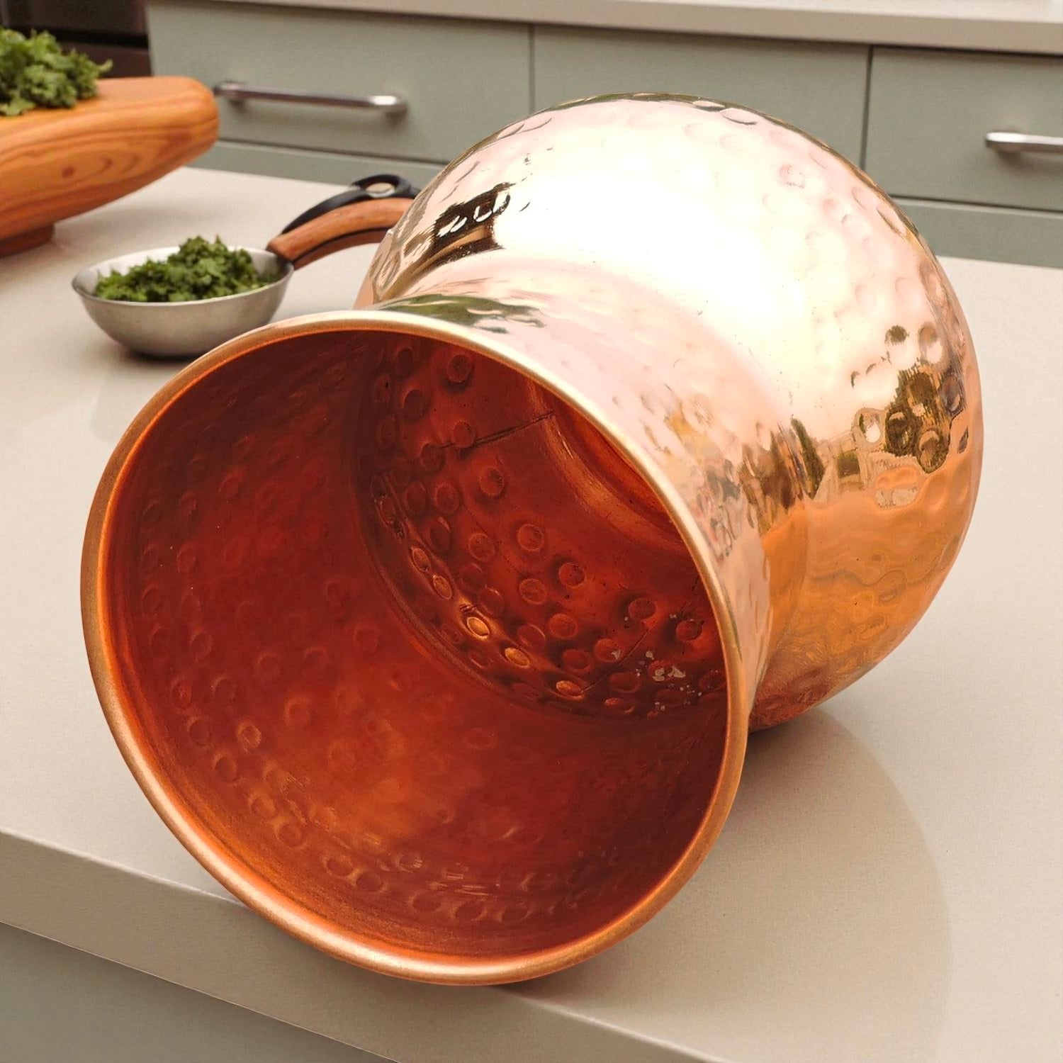 Traditional Copper Drinking Glass | Ayurvedic Wellness Drinkware