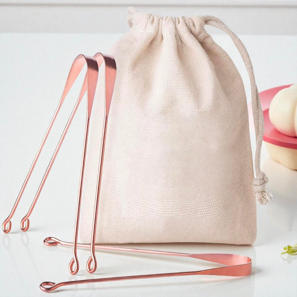 Pure Copper Tongue Cleaner | Ayurvedic Tongue Scraper for Oral Hygiene & Fresh Breath