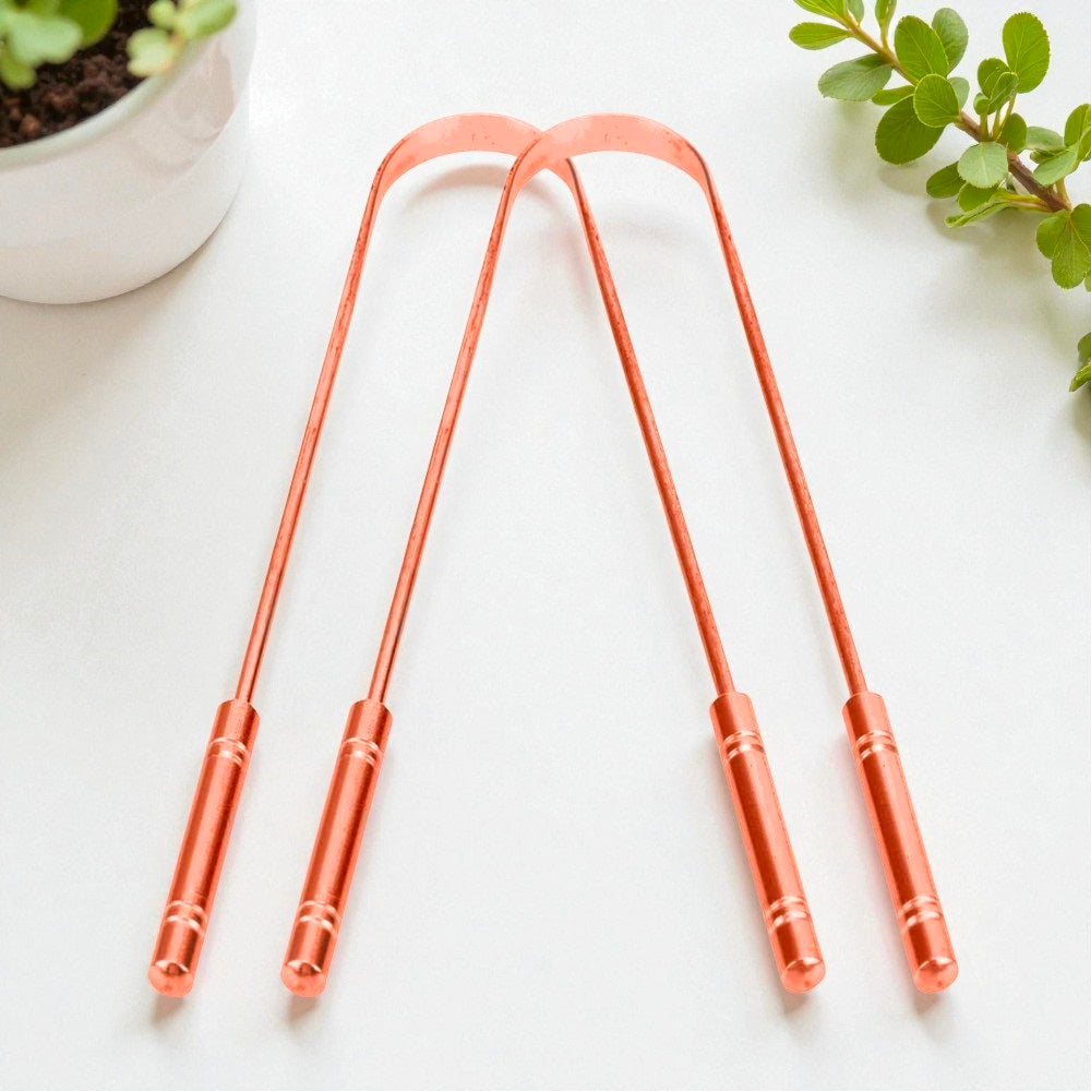 Copper Tongue Cleaner for Men & Women | 100% Pure Copper Pack Of 1 Pc