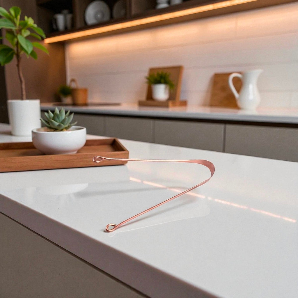 Pure Copper Tongue Cleaner Set | Eco-Friendly, Reusable