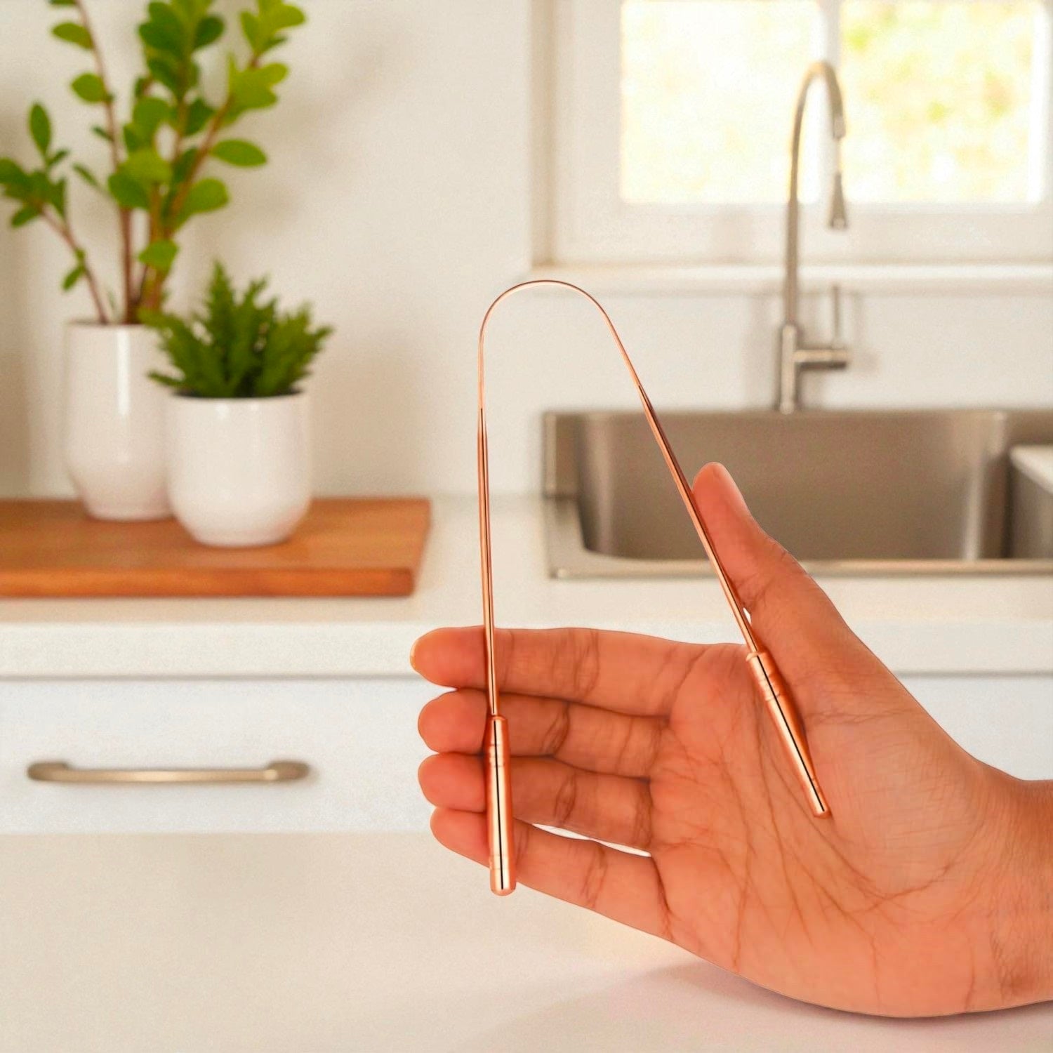 Authentic Copper Tongue Scraper | Traditional Indian Ayurvedic