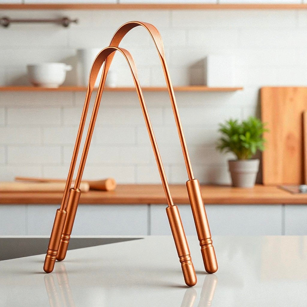 Authentic Copper Tongue Scraper | Traditional Indian Ayurvedic