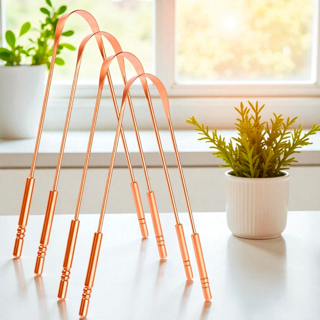 Copper Tongue Cleaner for Men & Women | 100% Pure Copper Pack Of 1 Pc