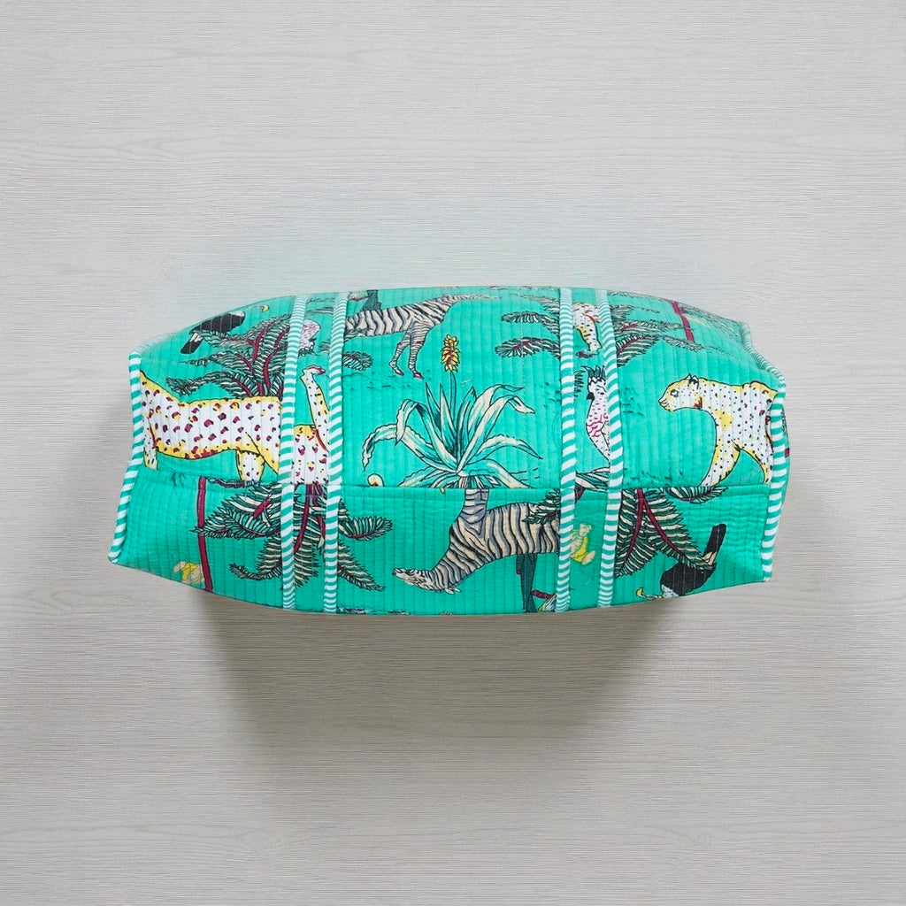 Boho Quilted Shoulder Bag – Eco-Friendly Fabric Handbag