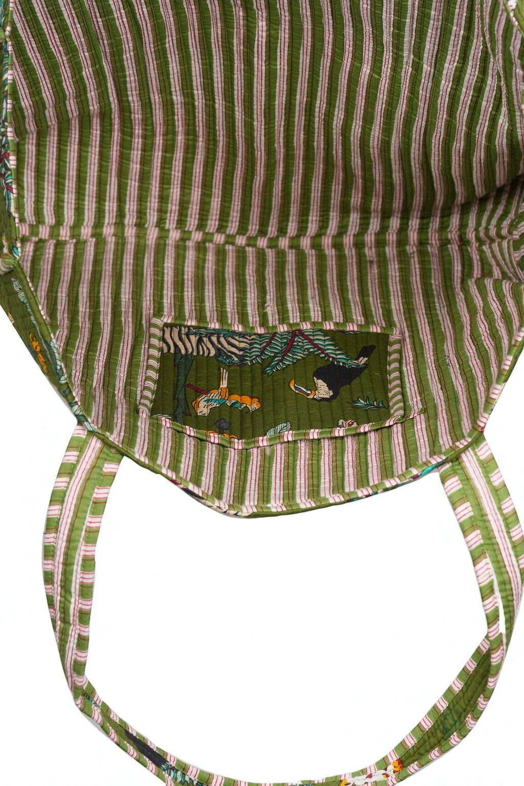 Quilted Crossbody Bag – Soft Cotton Fabric, Everyday Comfort