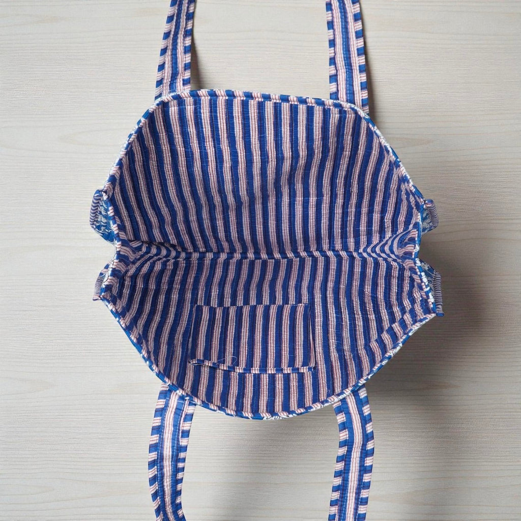 Quilted Sling Bag – Lightweight Cotton Purse for Women