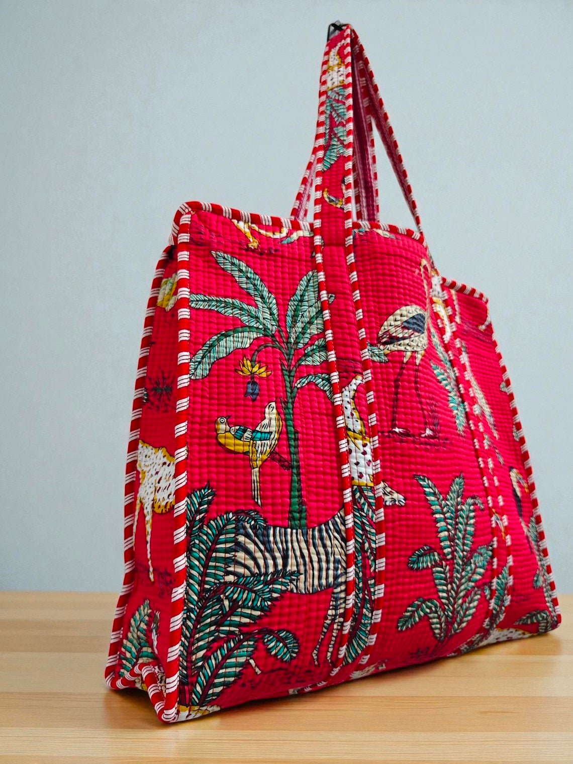 Designer Quilted Handbag – Boho-Chic Sustainable Style