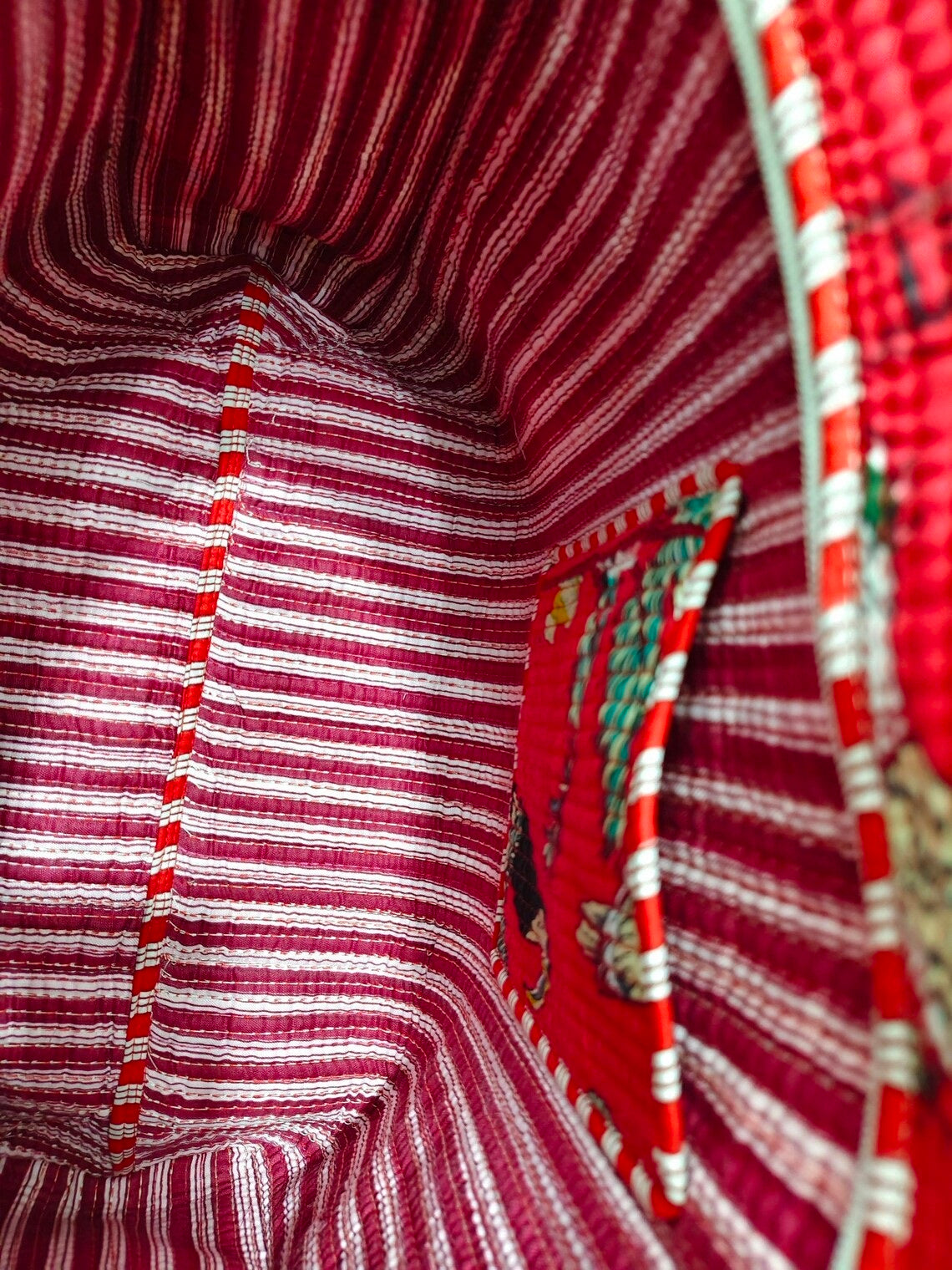 Designer Quilted Handbag – Boho-Chic Sustainable Style