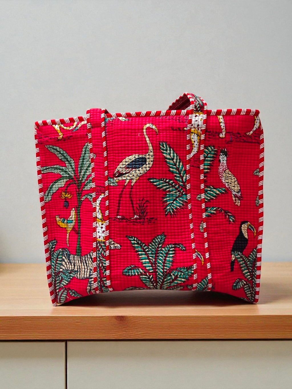 Designer Quilted Handbag – Boho-Chic Sustainable Style