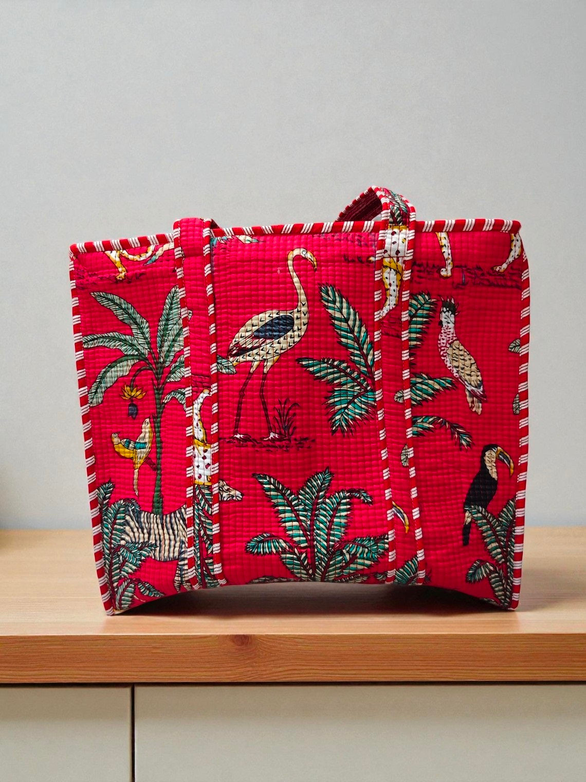 Designer Quilted Handbag – Boho-Chic Sustainable Style