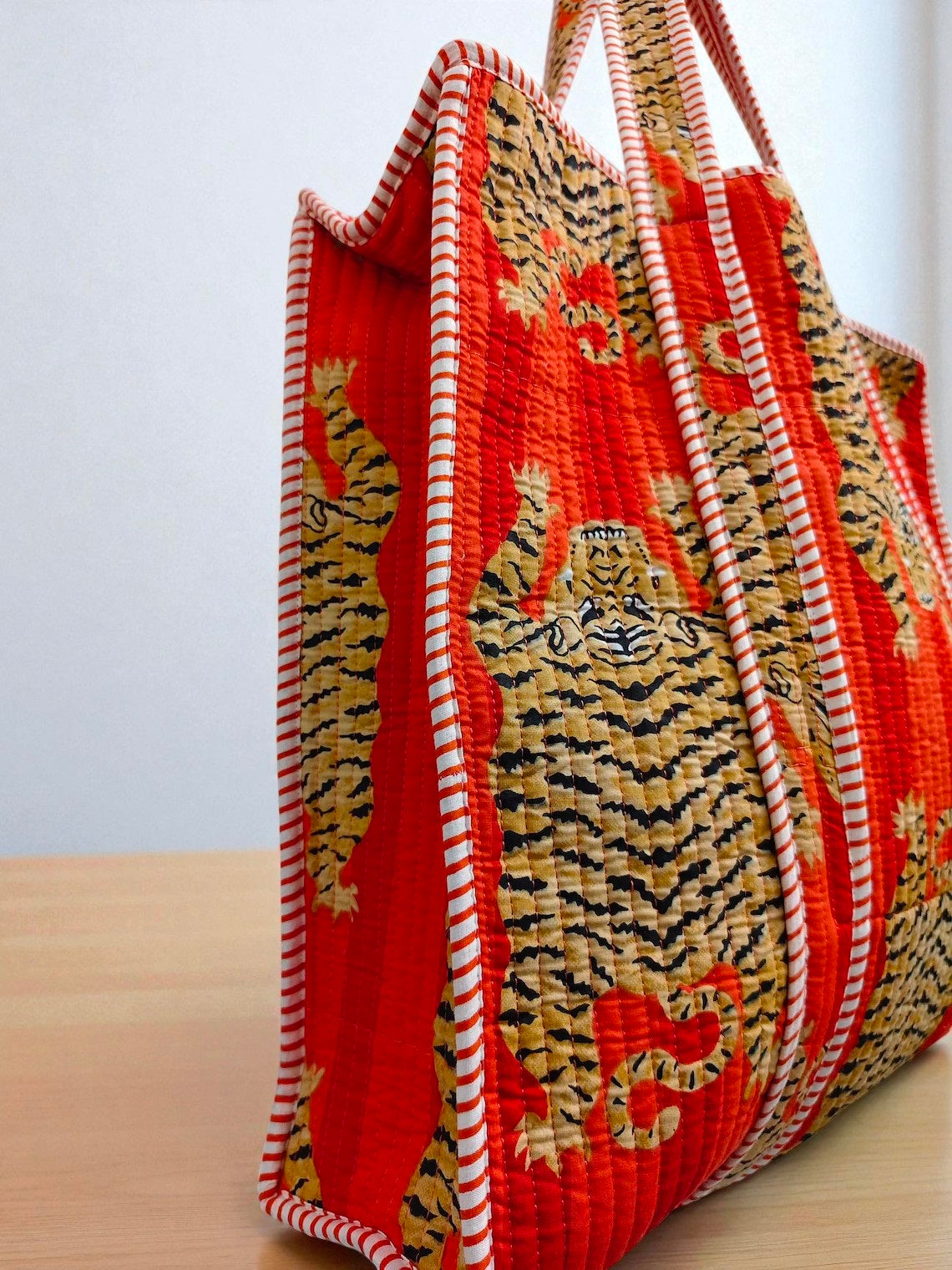 Quilted Fabric Tote – Casual Everyday Eco Bag