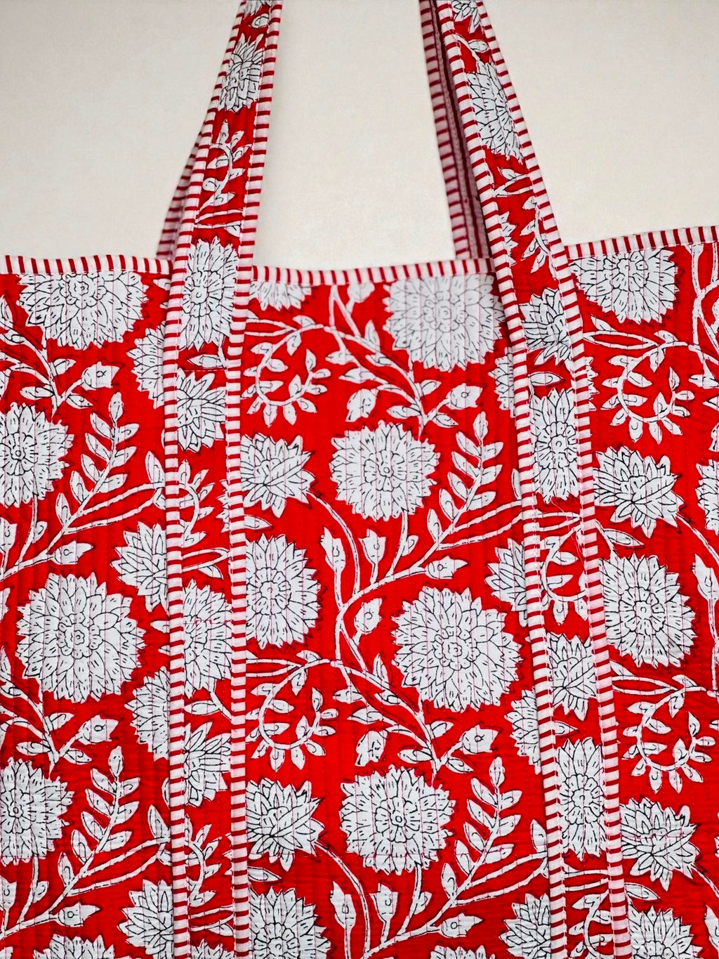 Artistic Quilted Bag – Handmade Ethnic Pattern Tote