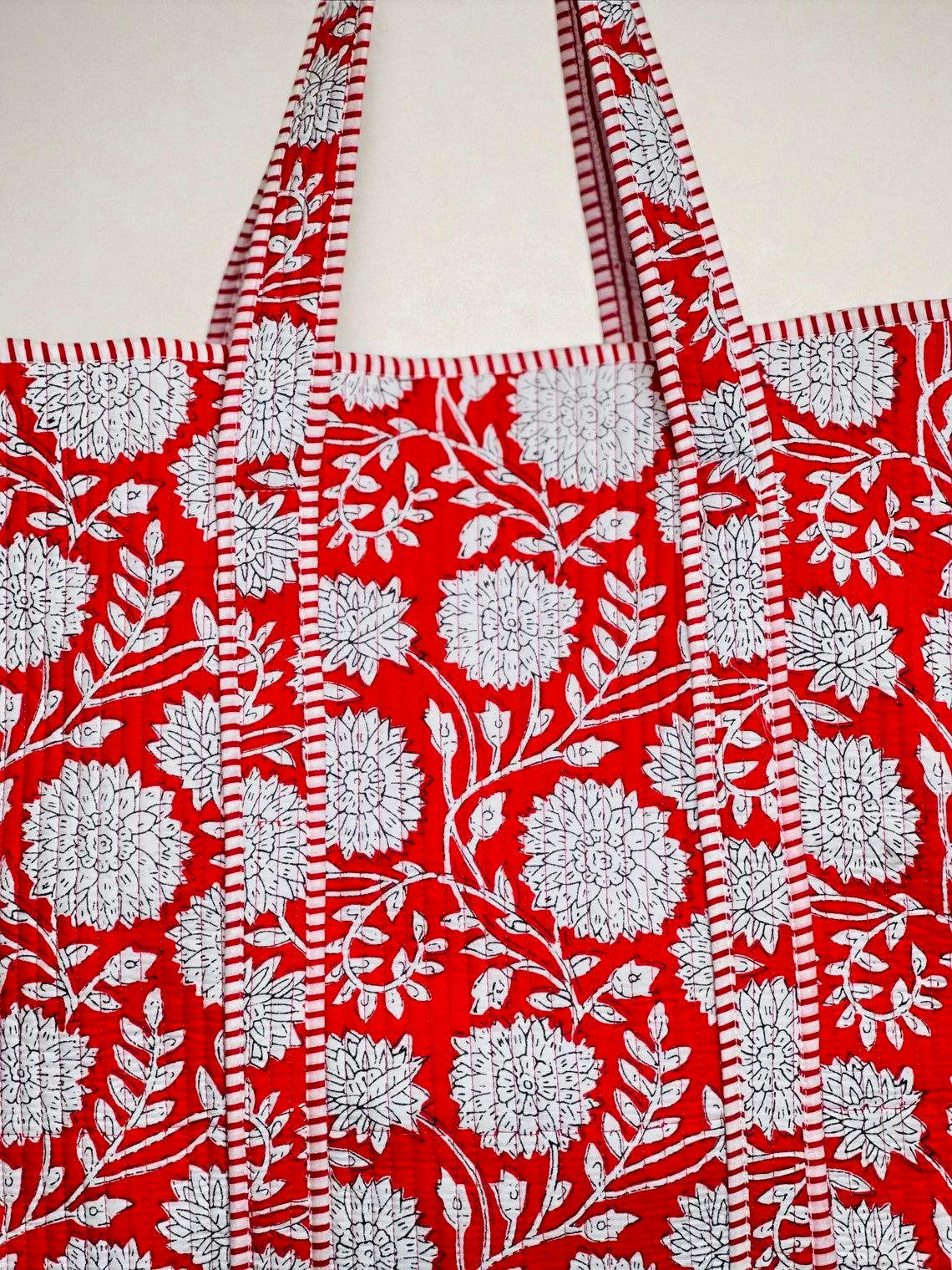 Artistic Quilted Bag – Handmade Ethnic Pattern Tote