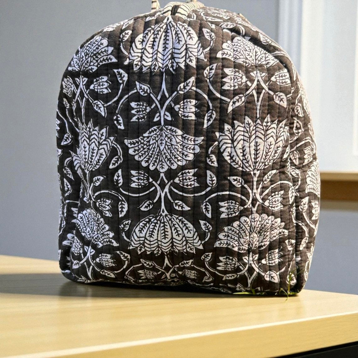 Handmade Traditional Indian Quilted Bag – Hand Block Printed Design for Everyday Use
