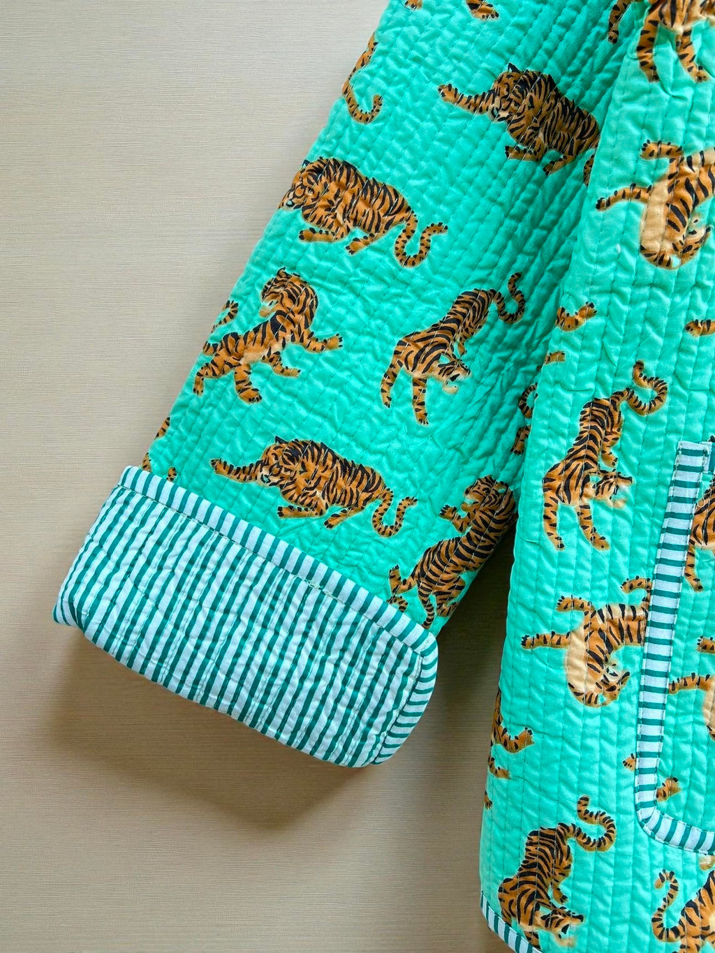 Block Print Cotton Quilted Jacket – Reversible Indian Jacket