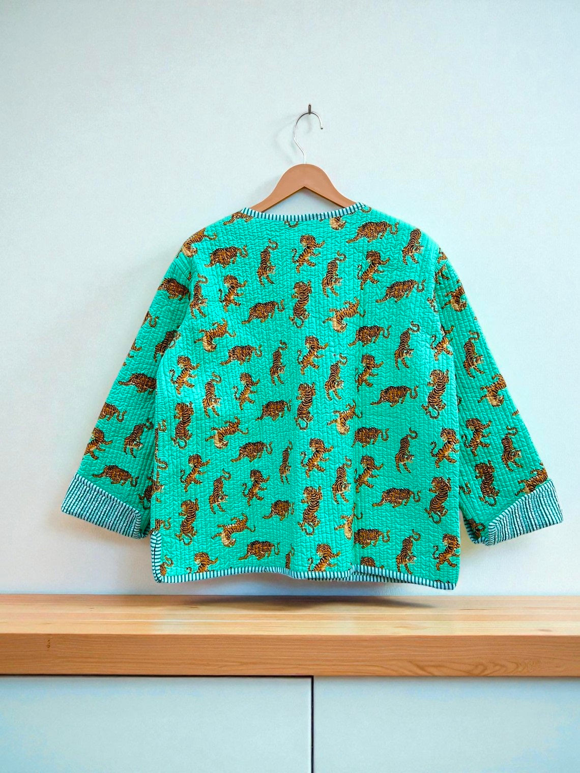 Block Print Cotton Quilted Jacket – Reversible Indian Jacket