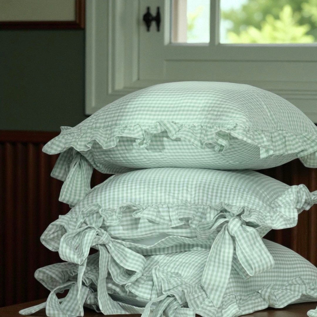 Hand Printed Cotton Cushion Cover – Boho Home Décor Pillow