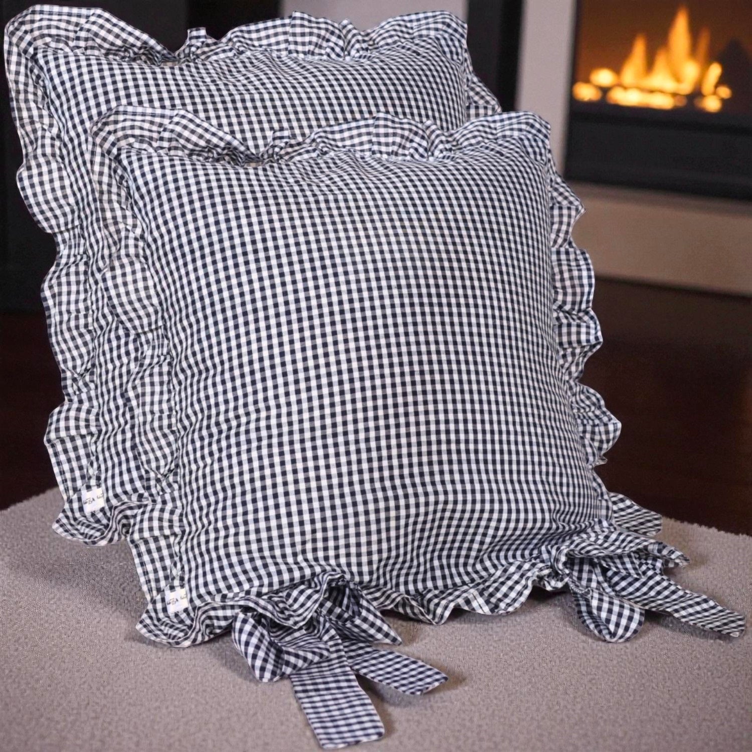 100% Pure Cotton Cushion Cover – Handmade Indian Pillowcase