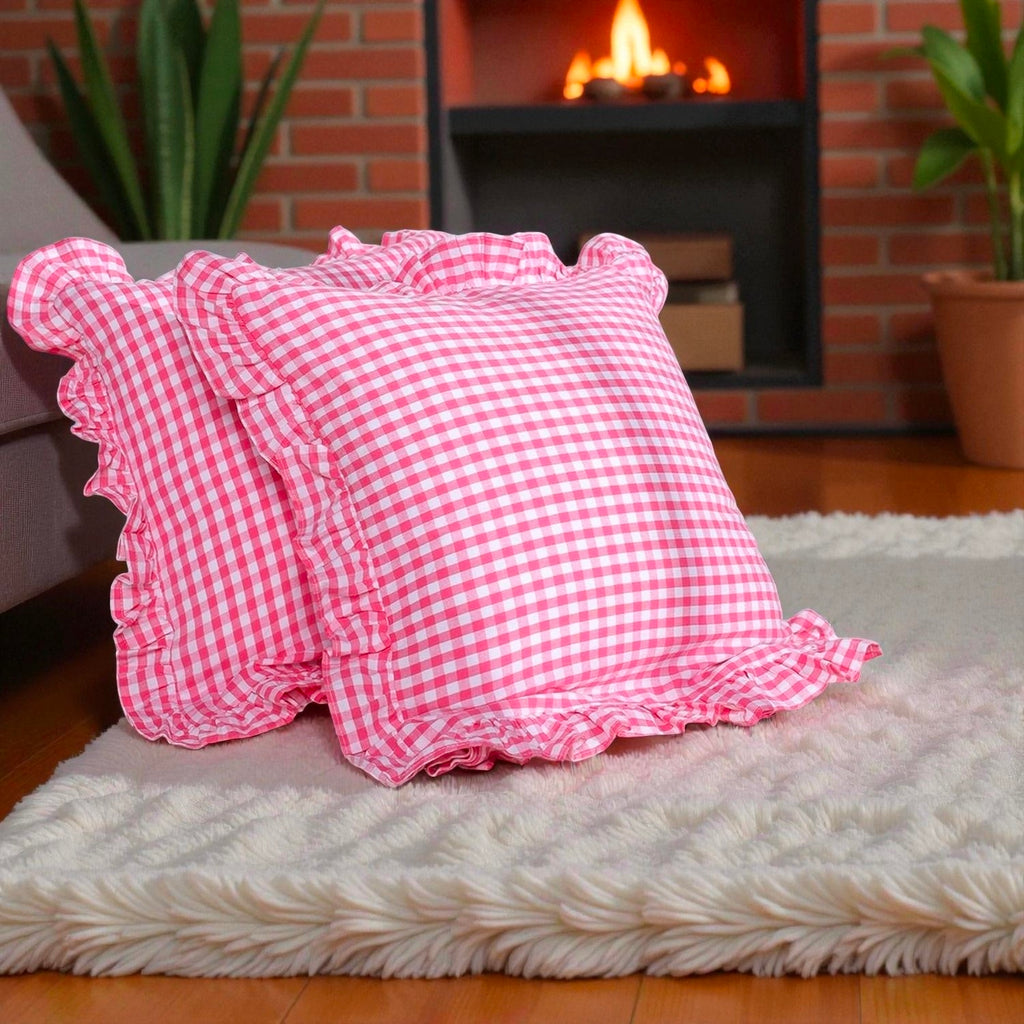 Soft Cotton Cushion Cover – Decorative Throw Pillow for Living Room