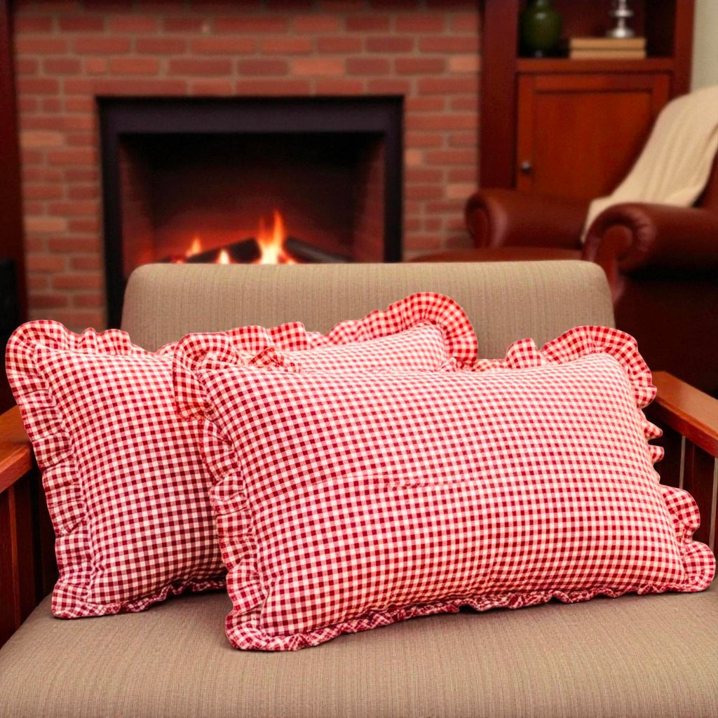 Handmade Cotton Cushion Cover – Ethnic Print Design Throw Pillow Cases